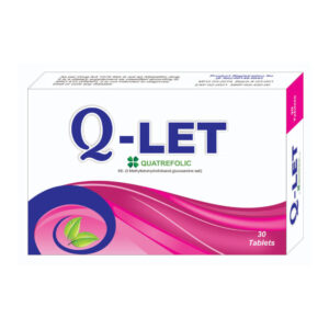 Q-LET Tablets - Folate Supplement for Healthy Pregnancy and CNS Functions