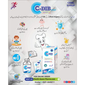 C-DIB Syrup - Organic 3 in1 Supplement for Growth, Height & Appetite